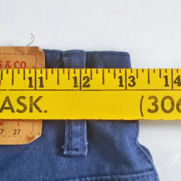 Levi's 502 jeans regular taper boys size 14 W27 X L27 ink blue stretch - Picture 11 of 13